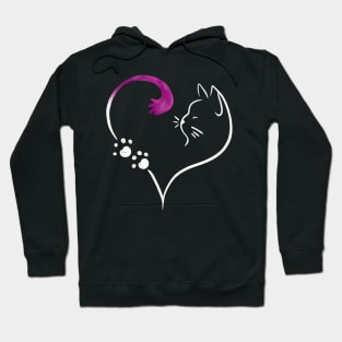 Valentines cat Hoodie